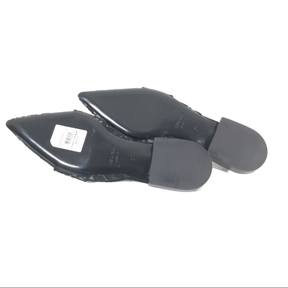 Aquazurra lace buckle strap pointed flat mules 37 - Picture 4 of 6